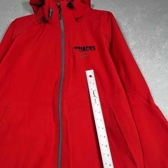 ZHIK Jacket Mens Size Large Red AroShell Relaxed Regular Fit Waterproof Jacket - Picture 14 of 16